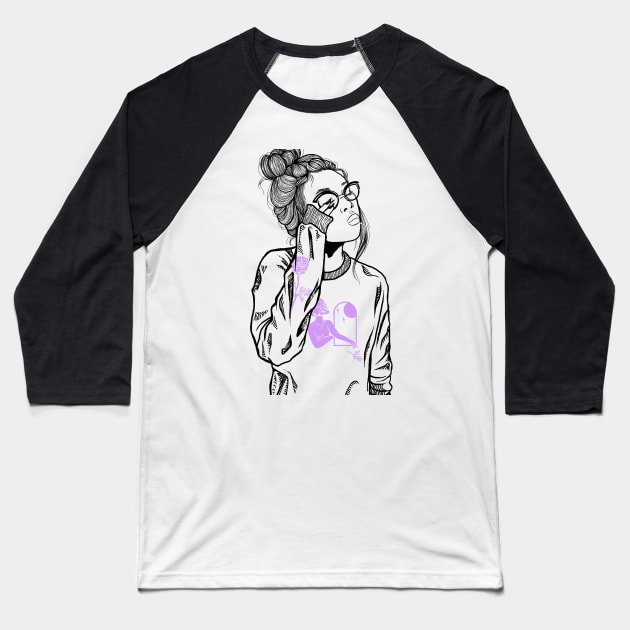 Sweet Kaitlyn Baseball T-Shirt by LocalVulture